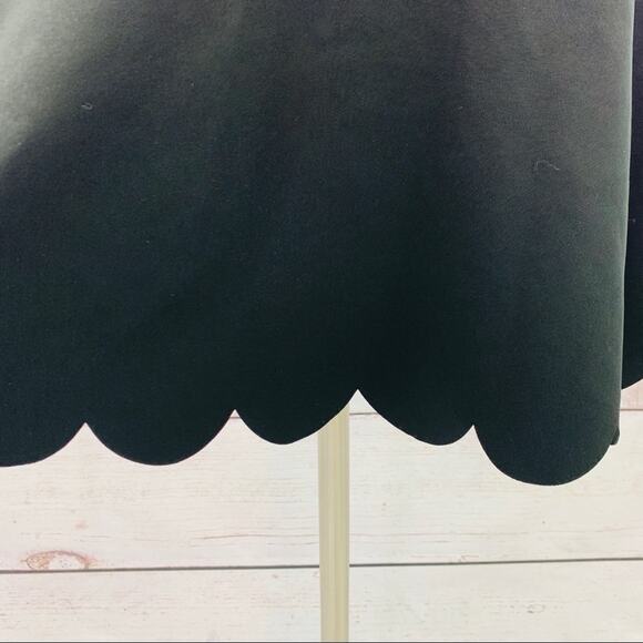 By & By little black dress scalloped edges scuba - Picture 3 of 9